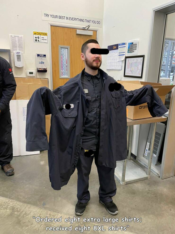 cool pics - jacket - Try Your Best In Everything That You Do Acaution Oppe gine Kuline Ba aram "Ordered eight extra large shirts received eight 8XL shirts"