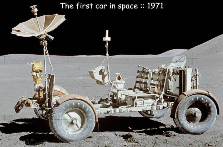 fun randoms - lunar rover - The first car in space 1971