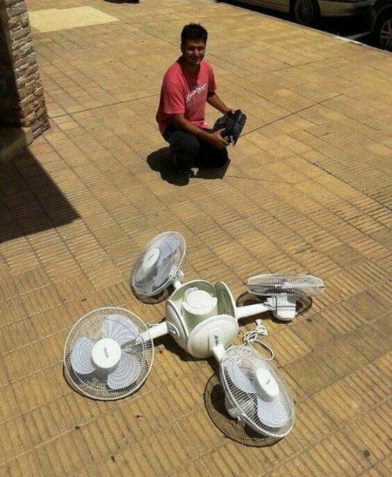 fun randoms - funny photos - best drone ever