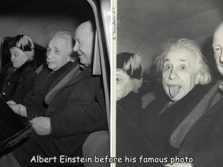 cool random pics - albert einstein tongue - 4. cettes Albert Einstein before his famous photo