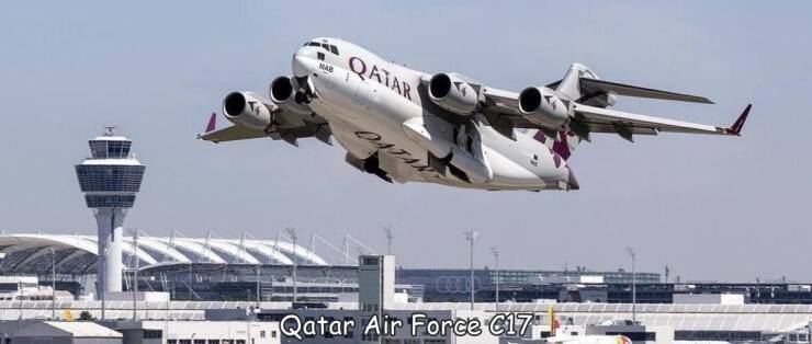 fun randoms - airline - Nab Qatar 6111 Qatar Air Force C17