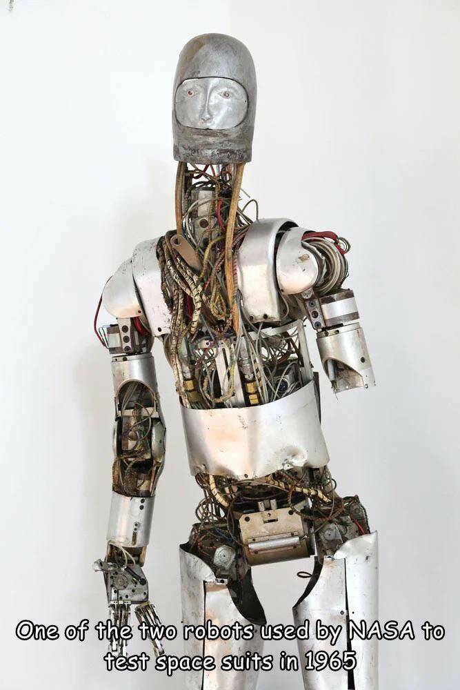 awesome random pics  - 1960s animatronic - One of the two robots used by Nasa to test space suits in 1965