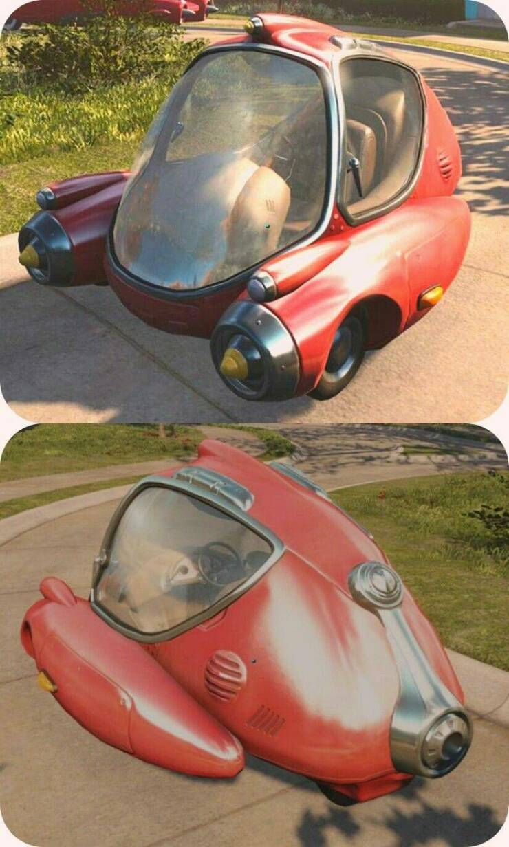 cool random photos - isetta zip 1953