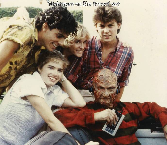 cool pics and memes  - johnny depp nightmare on elm street - Poz 'Nightmare on Elm Street set Stereo k