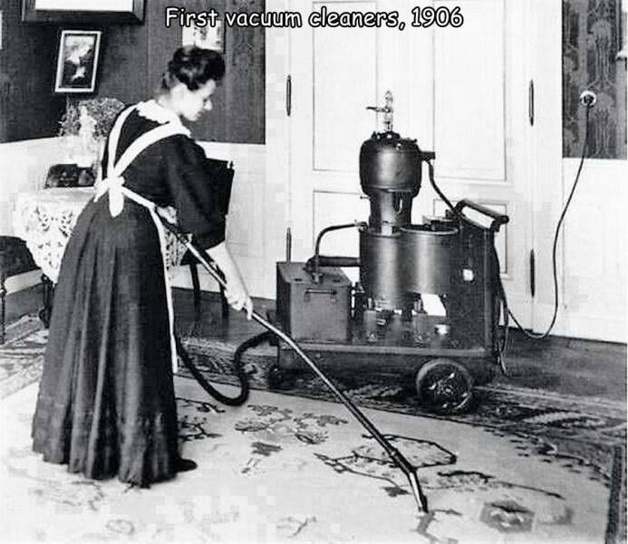 cool pics and memes  - first vacuum cleaner - First vacuum cleaners, 1906