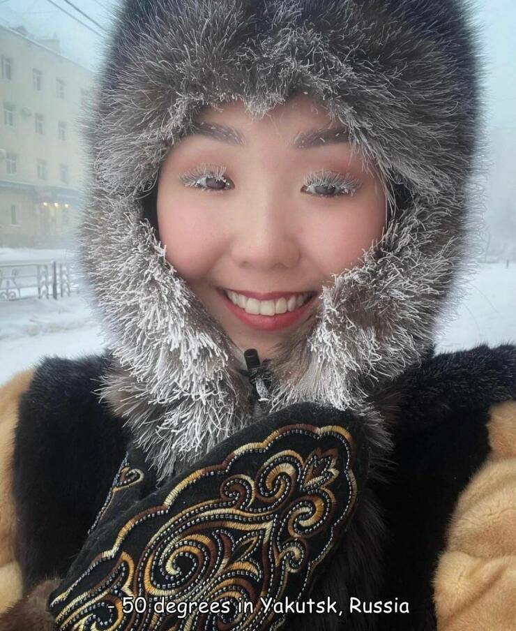 funny pics and cool randoms - Yakutsk - Npe L 50 degrees in Yakutsk, Russia
