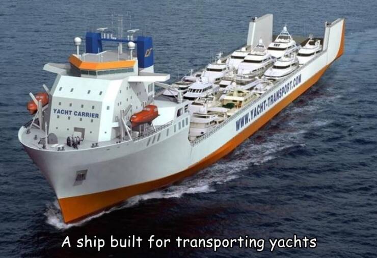 cool pics and random photos - yacht express - Yacht Carrier . A ship built for transporting yachts
