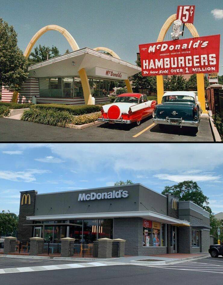 first mcdonalds - M McDonald's McDonald's wan 115 McDonald's Speedee Service System Hamburgers We have sold Over 1 Million Talv Motel Therma
