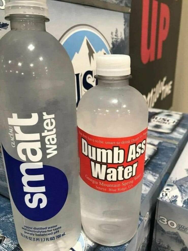 cool random pics - walmart - water smart Glacau ed water electrolytes for ely ban 47L0Z 1 Pt 7.7 Fl Oz 700 mL Dumb Ass Water gia Mountain Source Blue Rids Spring Busci 30