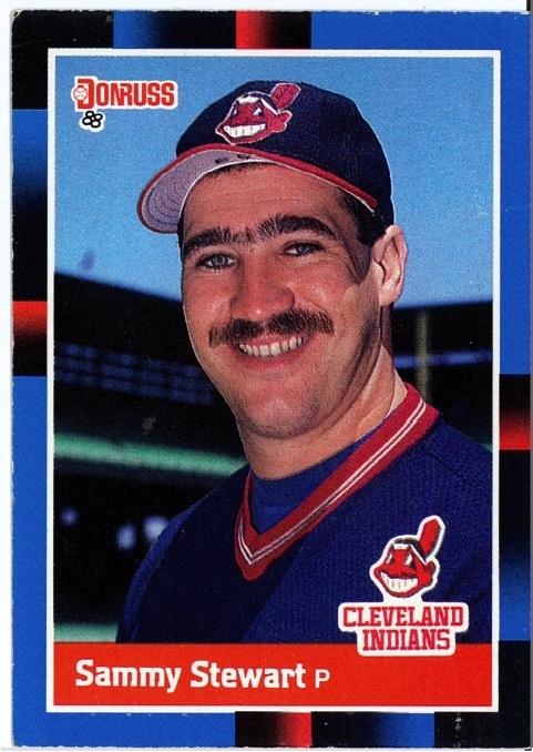 funny phillies baseball cards - Jorruss Cleveland Indians Sammy Stewart P