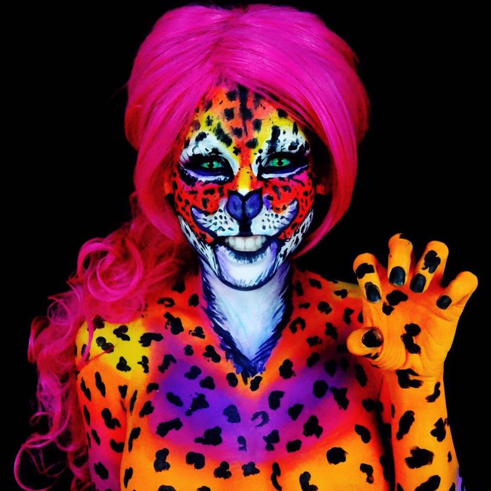 Check Out Her Custom Body Paint's!