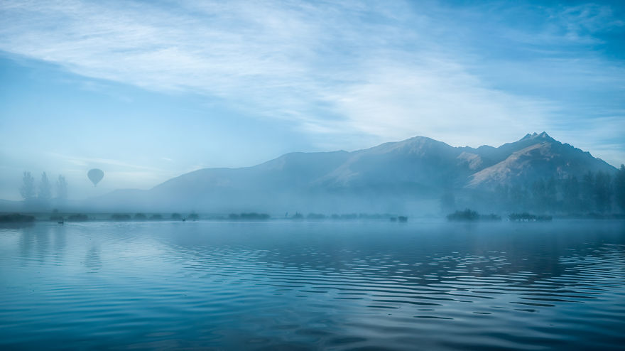 Misty Lake.
