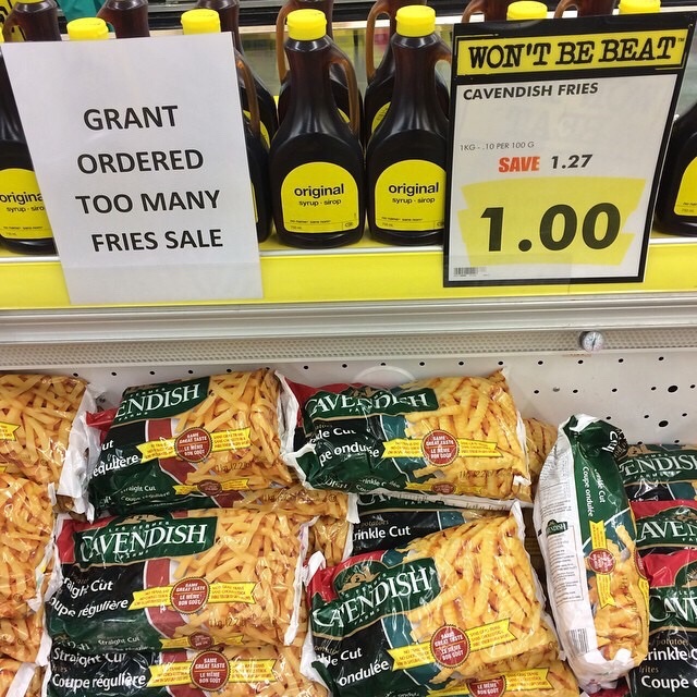 This grocery store employee who definitely got fired.