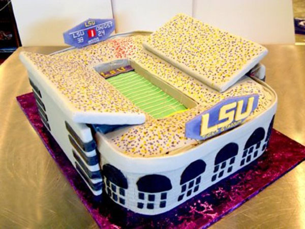 Cool Football Stadiums Made Of Food!