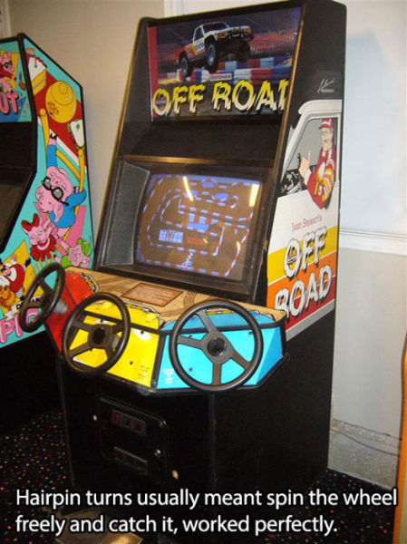 arcade off road - Off Ro Hairpin turns usually meant spin the wheel freely and catch it, worked perfectly.