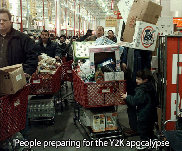 y2k preparation - Bp People preparing for the Y2K apocalypse