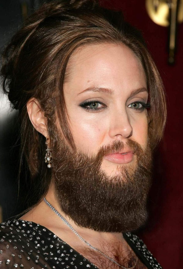 woman with beard