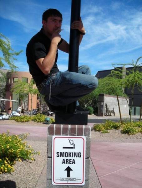 funny smoking area - Smoking Area