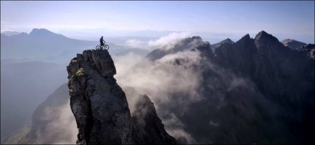 view from above danny macaskill the ridge