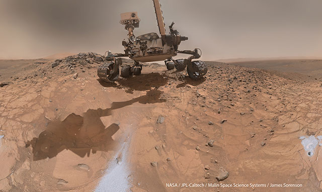New Curiosity Rover Selfie From Mars