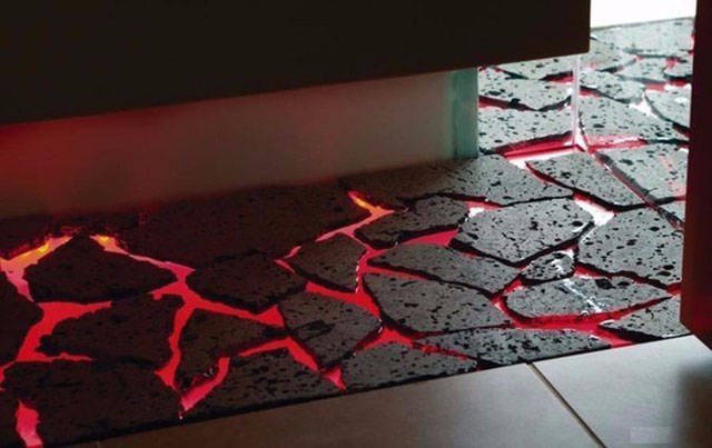 led lava floor