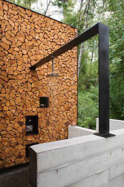 modern outdoor shower designs
