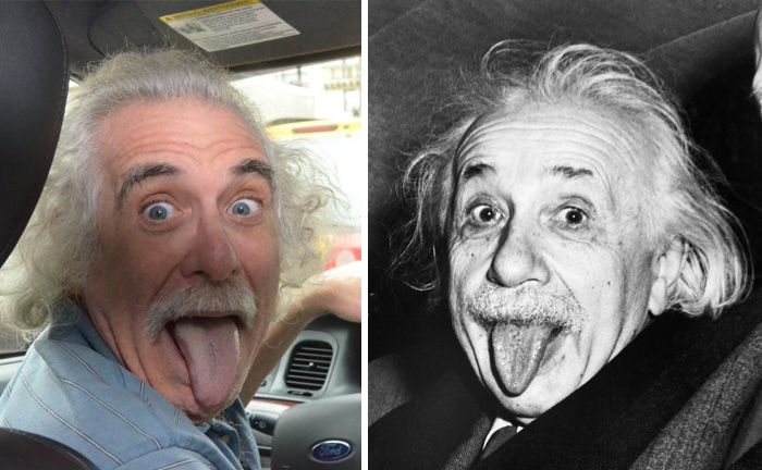 This Taxi Driver In NYC Looks Just Like Albert Einstein