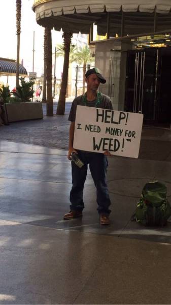 street - Help! I Need Money For Weed!"
