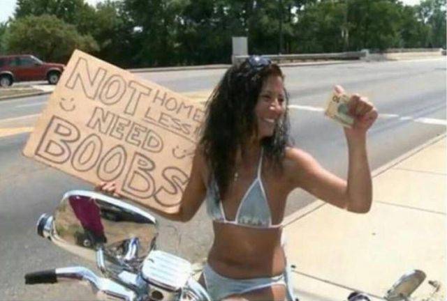 not homeless need boobs - No Less Home U Need Boobs