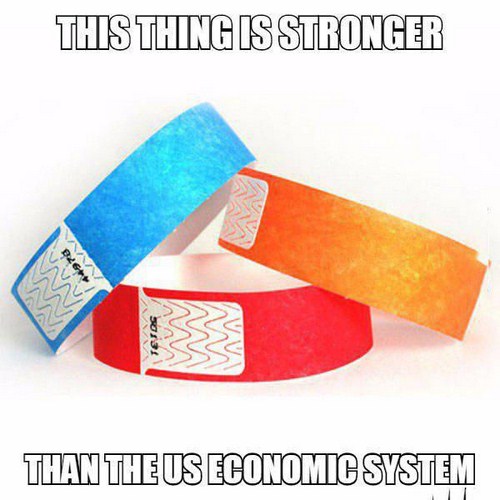 ride wristband - This Thing Is Stronger Than The Us Economic System