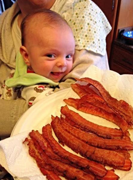 cool pic bacon baby meme