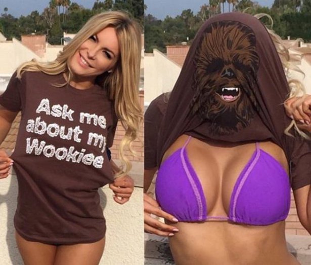ask me about my wookie shirt - Ask me about my Wookiee