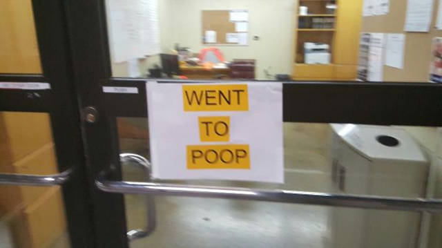 Went Poop