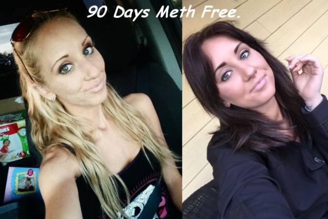 before and after meth recovery - 90 Days Meth Free.