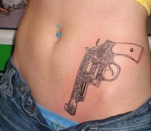 gun tattoos