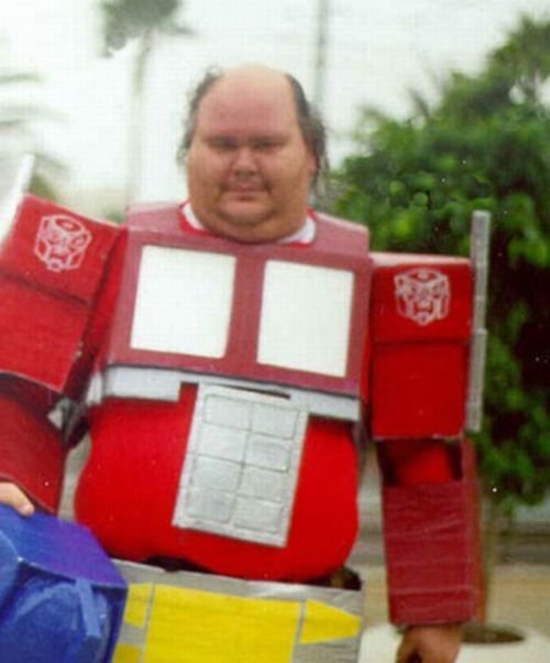 fat optimus prime costume