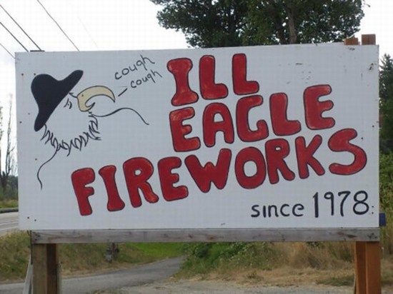 ill eagle fireworks - cough cough Fireworks since 1978