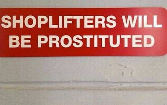 keep calm and pretend it's - Shoplifters Will Be Prostituted