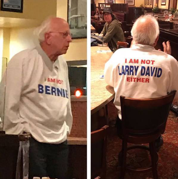 larry david funny - I Am Not Larry David Either Bernie