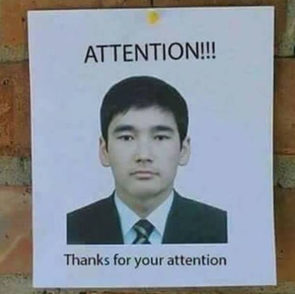 attention thanks for your attention - Attention!!! Thanks for your attention