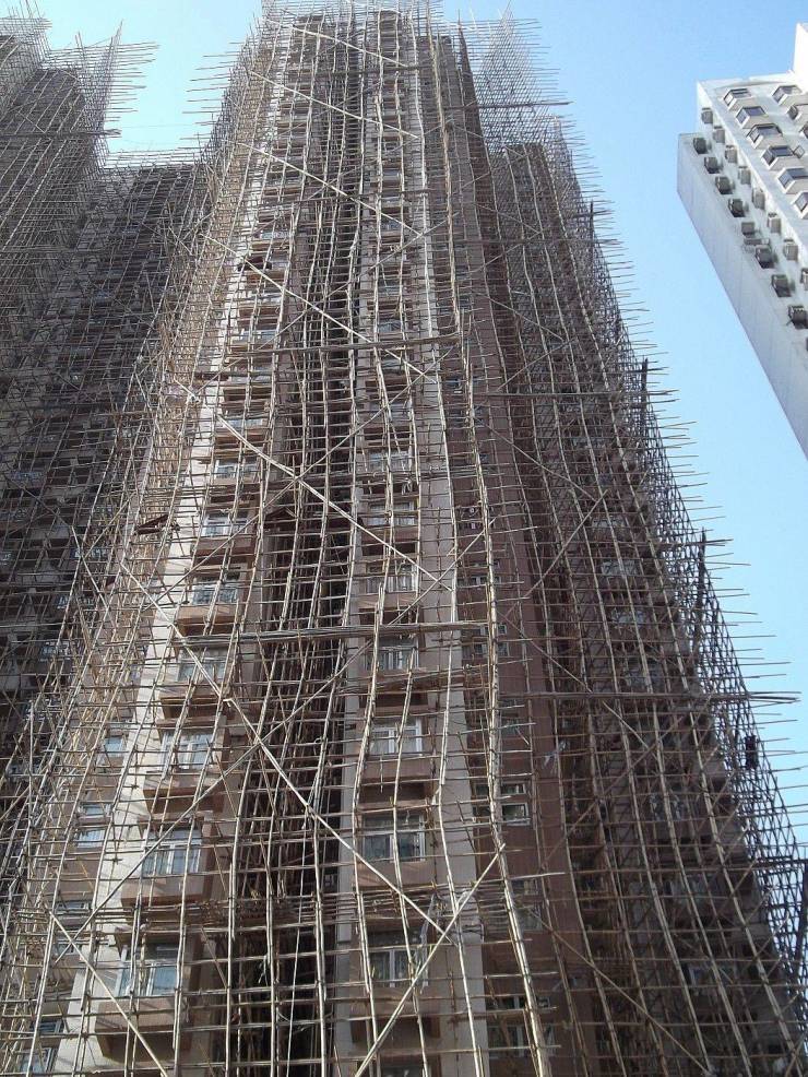 hong kong bamboo scaffolding