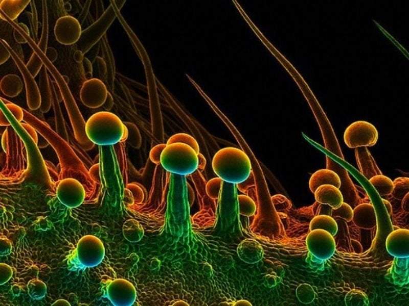 thc under a microscope