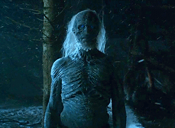 game of thrones white walker gif