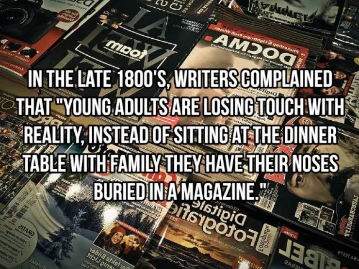 pc game - Aduan C! 08 A To meW.org menip & gordoso mpot atipia In The Late 1800'S, Writers Complained That "Young Adults Are Losing Touch With Reality, Instead Of Sitting At The Dinner Table With Family They Have Their Noses Buried In A Magazine. Inig Yi 