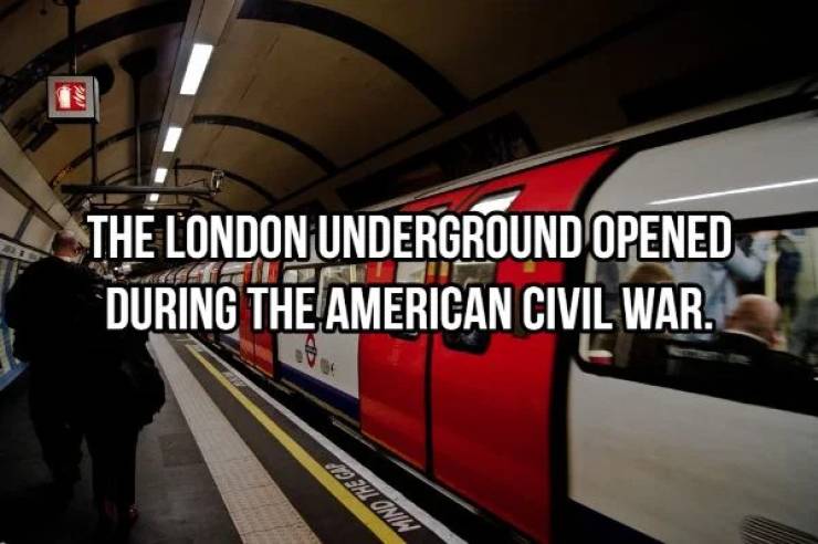 1 3 if you don - The London Underground Opened During The American Civil War. H Oniw