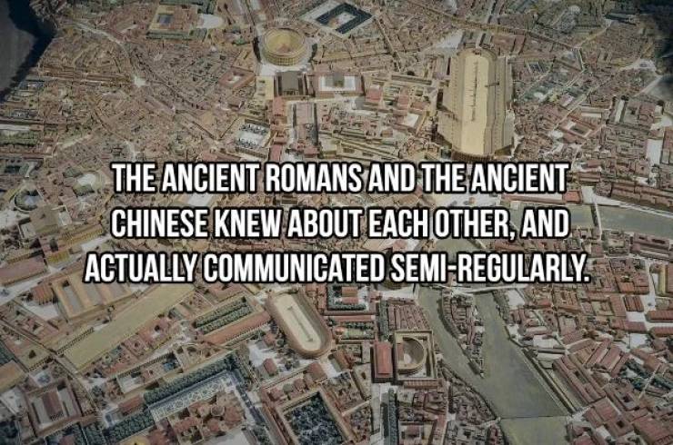 landmark - The Ancient Romans And The Ancient Chinese Knew About Each Other, And Actually Communicated SemiRegularly