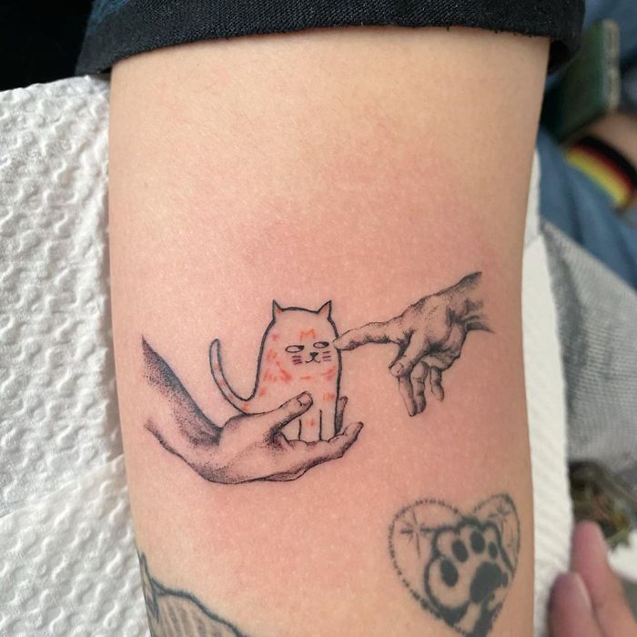 30 Cool Cat Tattoos Every Cat Owner Would Be Jealous Of