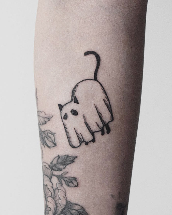 30 Cool Cat Tattoos Every Cat Owner Would Be Jealous Of