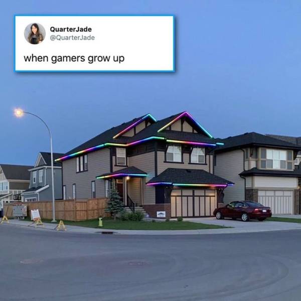 rgb gaming house - Quarter Jade when gamers grow up