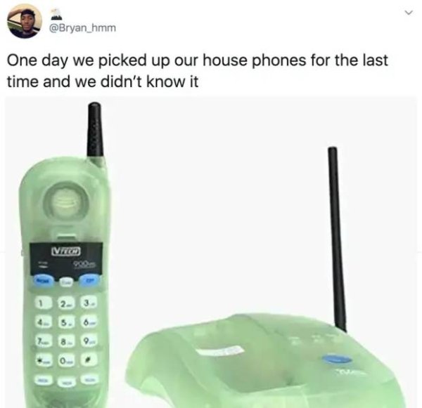 2000s landline phone - One day we picked up our house phones for the last time and we didn't know it Vice